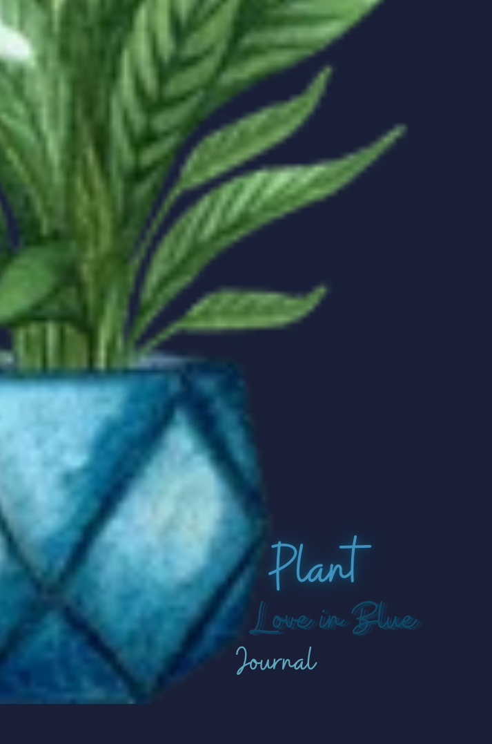 Cover of Plant Lover in Blue Journal